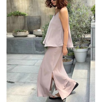PARIS MATCH S/S 2021 女裝絲質半身裙 (2色)